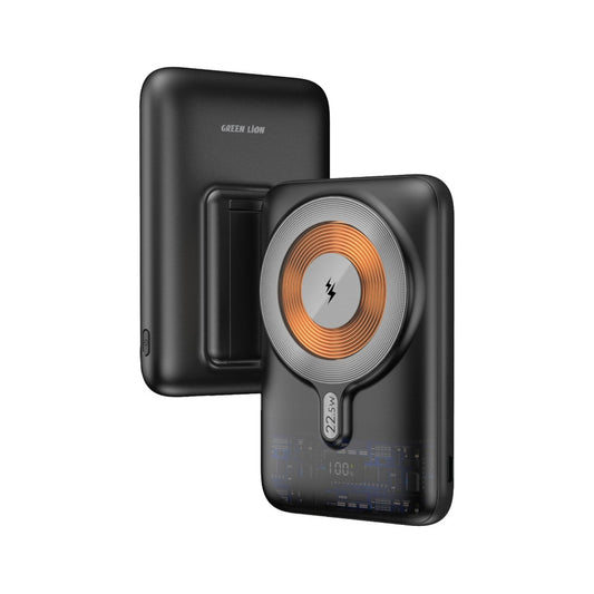 Green Lion Lucid Magsafe 10000mAh Power Bank - Black