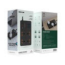 Green Lion UK Power Socket 7 USB-A Port & 1 PD Port - Black