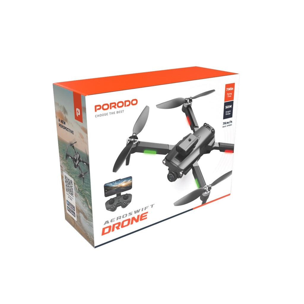 Porodo Aeroswift Drone - Black