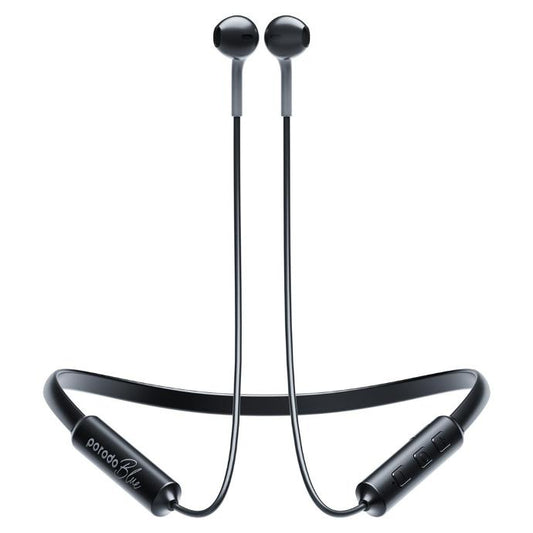 Porodo Blue ENC Neckband Apple Buds Earphones - Black
