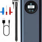 Lasuki Tire Inflator Portable Air Compressor, Tire Inflator with LCD Display, with 3000mAh Rechargeable Battery Air Pump Inflator for Car Tires, Motorcycle, Bike, Basketball, Other of inflatables