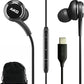 RS Traders Samsung AKG Earphones for Samsung Galaxy S23 S23 Ultra | S22 S22 Ultra | S21 S21 Ultra | S20 S20 Ultra, Note 10+ Original USB Type C in-Earbuds - Braided