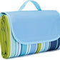 ECVV Amerteer Waterproof Foldable Outdoor Camping Mat Widen Picnic Mat Plaid Beach Blanket Baby Multiplayer Tourist Mat 145X180cm, Blue, Lnko9244_1