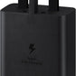 Samsung Galaxy Official 45W Travel Adapter, Super-Fast Charging (UK Plug with USB Type-C Cable), Black