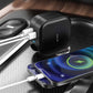 Green Lion Duo Power Car and Wall Charger - Black